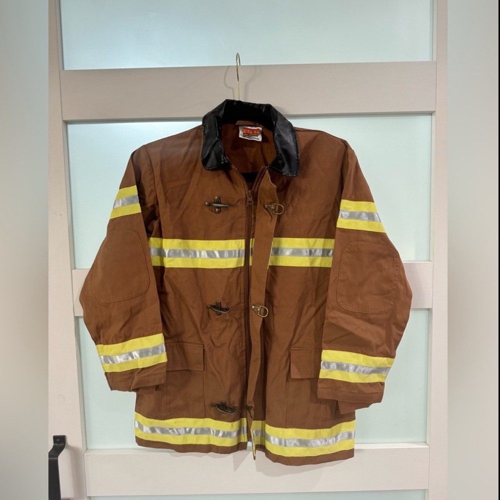 🎃🔥Children’s Halloween Costume Firefighter with Extra Large Firefighter Duffle